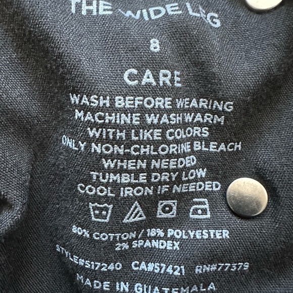 Ann Taylor the wide leg button front 8 - Picture 9 of 10